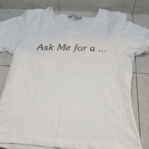 White Graphic T-Shirt